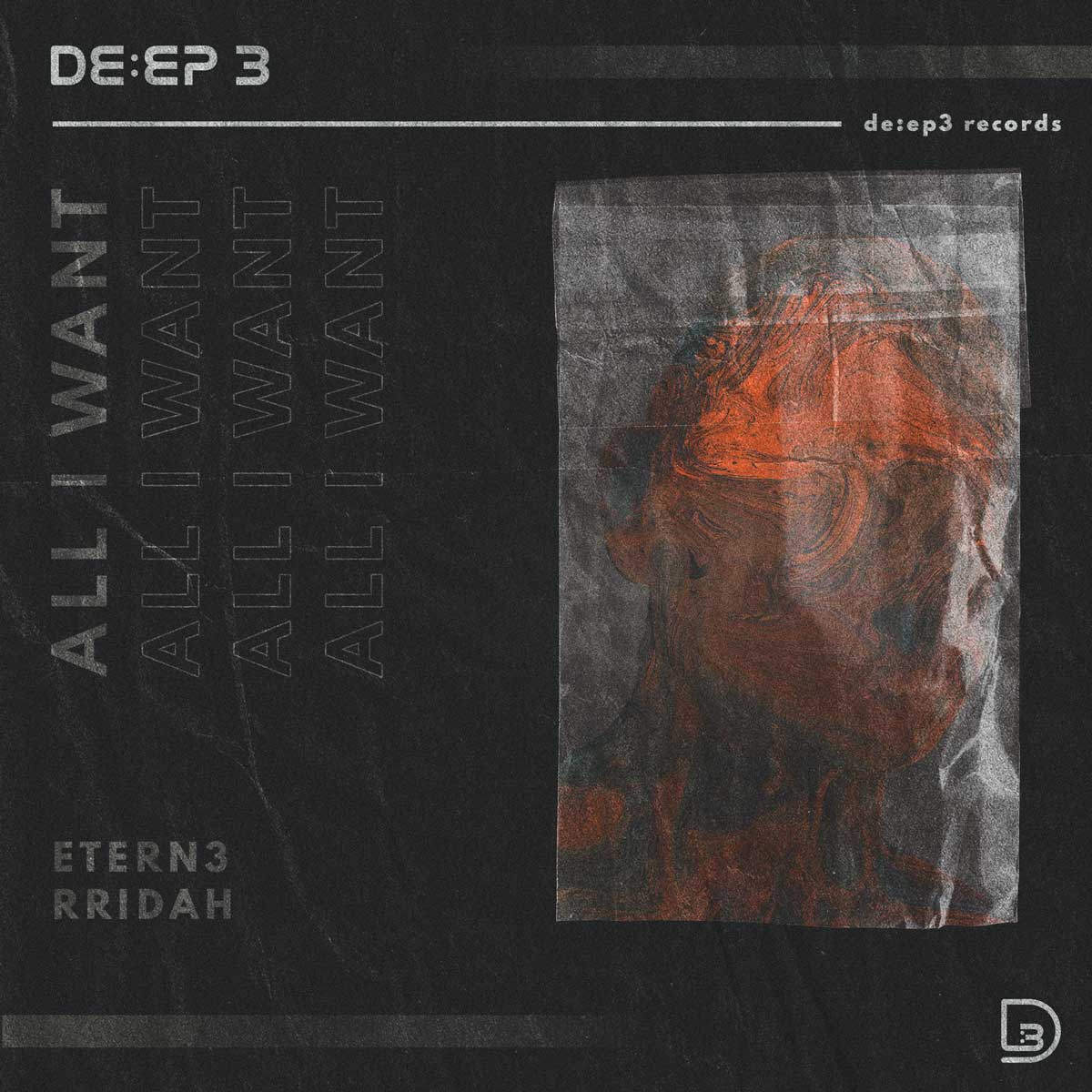 Discover RRIDAH's new song 'All I Want' featuring ETERN3. A melancholic electronic track perfect for night drives.